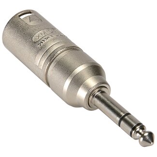 Neutrik Neutrik NA3MP XLR (m) auf 6,35mm Stereo-Klinke (m) Adapter