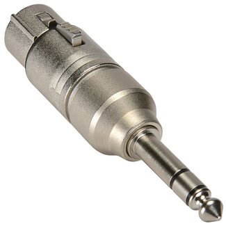 Neutrik Neutrik NA3FP XLR (w) auf 6,35mm Stereo-Klinke (m) Adapter