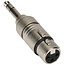 Neutrik NA3FP XLR (w) auf 6,35mm Stereo-Klinke (m) Adapter
