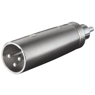 S-Impuls XLR (m) auf RCA (m) Adapter