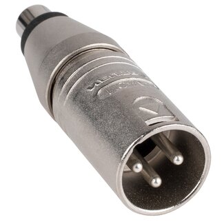 Neutrik Neutrik NA2MPMF XLR (m) auf RCA (w) Adapter