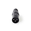 Nedis XLR 3-poliger Stecker (m) / Schwarz