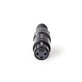 Nedis Nedis XLR 3-poliger (m) Stecker / Schwarz