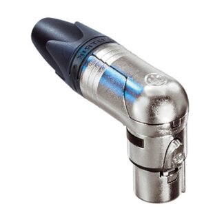 Neutrik Neutrik NC3FRX XLR 3-poliger Winkelstecker Schwarz/Grau