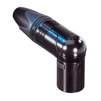 Neutrik Neutrik NC3MRX-B XLR 3-poliger Winkelstecker - vergoldet / schwarz