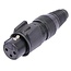 Neutrik NC3FX-HD-B Heavy Duty IP65 XLR 3-poliger (m) Stecker / Schwarz