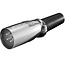 XLR 4-pol Stecker mit Gummi Zugentlastung / Grau/Schwarz