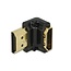 Kompakter Premium HDMI Adapter - 90° Winkel nach unten - Version 2.0 (4K 60Hz + HDR)