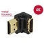 Kompakter Premium HDMI Adapter - 90° Winkel nach unten - Version 2.0 (4K 60Hz + HDR)