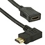 HDMI Adapter 90° Links Winkel - Version 1.4 (4K 30Hz) - 0,15 m
