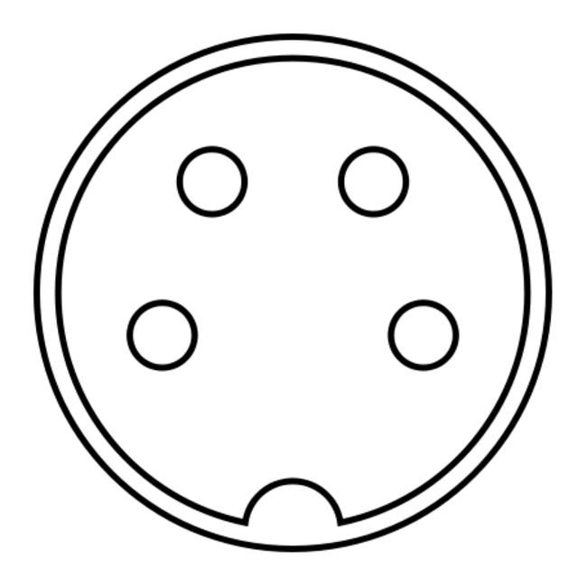 Hirschmann MAK 40 DIN 4-poliger (v) Stecker