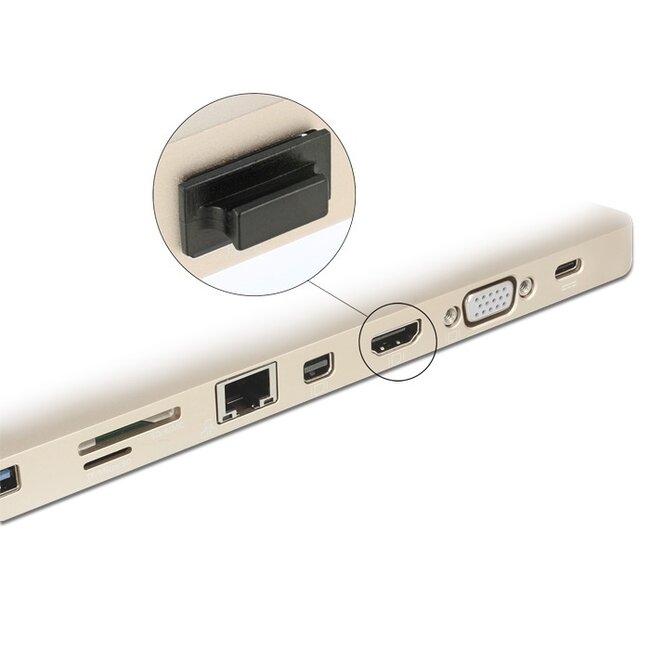 HDMI-A (m) Portschutz mit Griff