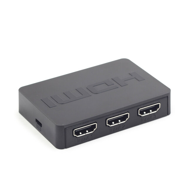 Cablexpert HDMI Umschalter 3-fach mit Fernbedienung - Version 1.4 (4K 30Hz)