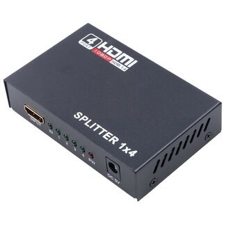 Coretek HDMI Verteiler 1 auf 4 - Version 1.3 (Full HD 1080p)