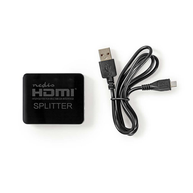 Nedis HDMI-Splitter 1 auf 2 - HDMI 1.4 (4K 30Hz) / Schwarz