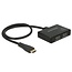 DeLOCK HDMI Verteiler 1 auf 2 - Version 1.4 (4K 30Hz) - 0,60 m