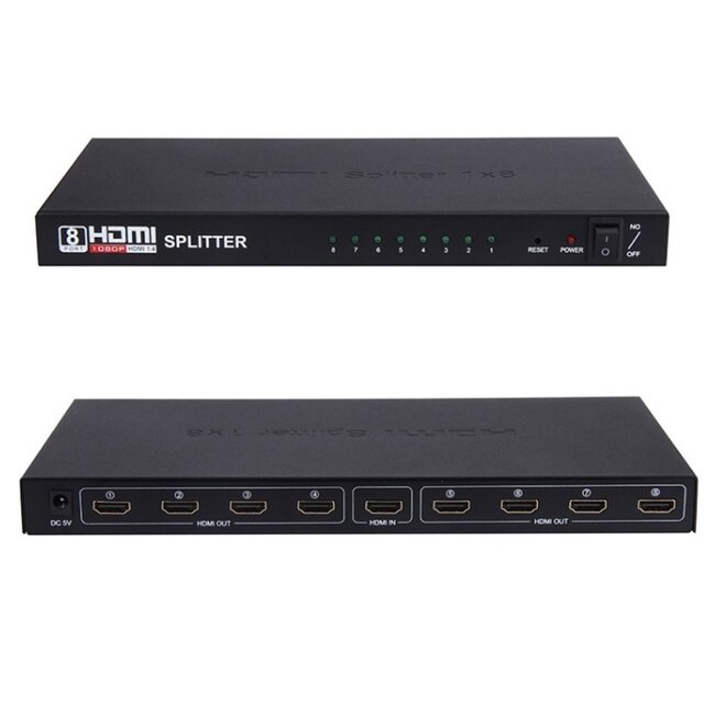 HDMI Splitter 1 auf 8 - Version 1.3 (Full HD 1080p)