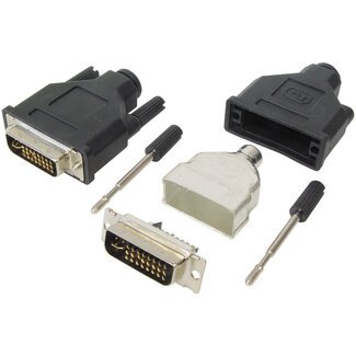 MaxTrack DVI-I Dual Link (m) Lötbarer Stecker