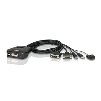 Aten Aten CS22D DVI-D Single Link + USB KVM Switch 2 zu 1