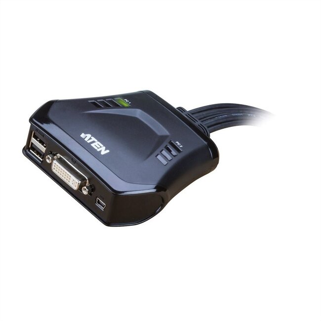 Aten CS22D DVI-D Single Link + USB KVM Switch 2 zu 1