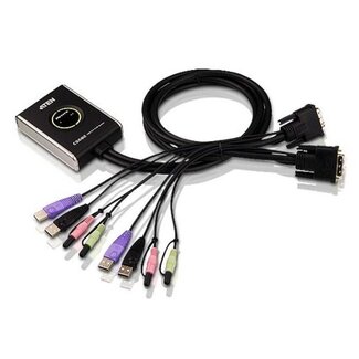 Aten Aten CS682 DVI-D Single Link + USB + Audio KVM Switch 2-fach