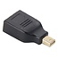 Mini DisplayPort-zu-DisplayPort Adapter Version 1.1 (4K 30 Hz) Schwarz