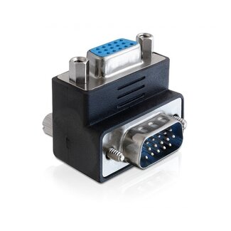 DeLOCK VGA (m) - VGA (w) Adapter 90° nach unten