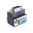 VGA (w) - VGA (m) Adapter 90° nach unten