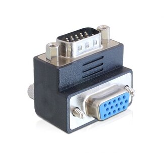 DeLOCK VGA (w) - VGA (m) Adapter 90° Winkel nach oben