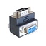 VGA (w) - VGA (m) Adapter 90° Winkel nach oben