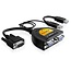 DeLOCK Premium VGA Splitter 1-zu-2 aktiv mit USB-Stromversorgung / Schwarz