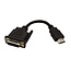 HDMI (m) zu DVI-D Dual Link (w) Adapter, schwarz, 0,15 m