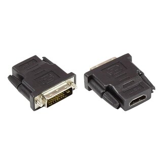 Good Connections DVI-D Dual Link (m) zu HDMI (w) Adapter, schwarz