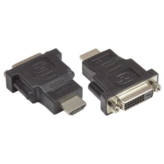 Good Connections HDMI (m) zu DVI-D Dual Link (w) Adapter – Schwarz