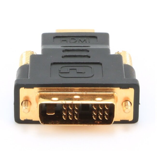 Premium DVI-D Single Link (m) zu HDMI (m) Adapter – Schwarz