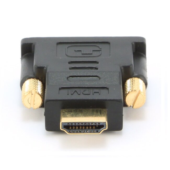 Premium DVI-D Single Link (m) zu HDMI (m) Adapter – Schwarz