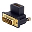 DVI-D Dual Link (m) auf HDMI (w) Adapter, rechtwinklig nach oben