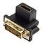 DVI-D Dual Link (m) auf HDMI (w) Adapter, abgewinkelt nach unten