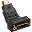 HDMI (m) - DVI-I Dual Link (w) Adapter / schwenkbar
