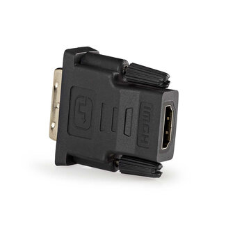 Nedis Nedis DVI-D Dual Link (m) zu HDMI (w) Adapter, Schwarz