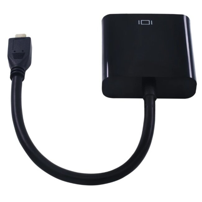 Micro HDMI zu VGA Adapter / Schwarz - 0,15 Meter