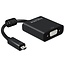 DeLOCK Micro HDMI auf VGA + 3,5mm Adapter - Schwarz - 0,15 m