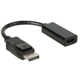 S-Impuls DisplayPort-auf-HDMI Adapter - DP 1.1 / HDMI 1.3 (Full HD 1080p) / Schwarz - 0,15 m