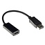 DisplayPort zu HDMI Adapter - DP 1.2 / HDMI 1.4 (4K 30Hz) - Schwarz - 0,15 m