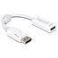 DeLOCK Premium DisplayPort-zu-HDMI Adapter - DP 1.1 / HDMI 1.3 (Full HD 1080p) / Weiß - 0,20 m
