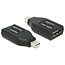 Premium Mini DisplayPort 1.1 zu HDMI 1.3 Adapter (Full HD 1080p) / Schwarz