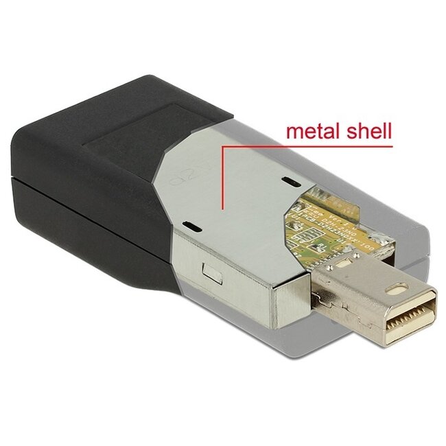 DeLOCK Premium Mini DisplayPort zu HDMI Adapter - DP 1.2 / HDMI 1.4 (4K 30Hz) / Metall