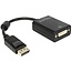DeLOCK Premium DisplayPort-zu-DVI Adapter - DP 1.1 (1920 x 1200) / Schwarz - 0,15 m