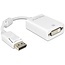 DeLOCK Premium DisplayPort-zu-DVI Adapter - DP 1.1 (1920 x 1200) / Weiß - 0,15 m