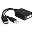 DeLOCK Premium DisplayPort zu DVI aktiver Adapter - USB Stromversorgung - DP 1.1 (1920 x 1200) - Schwarz - 0,20 m